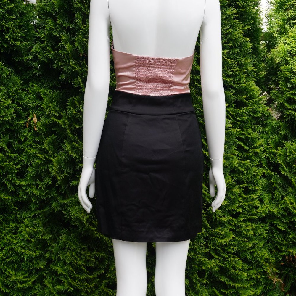 Bebe 3D Ruffle Flower V-Neck Dress - Picture 3 of 4
